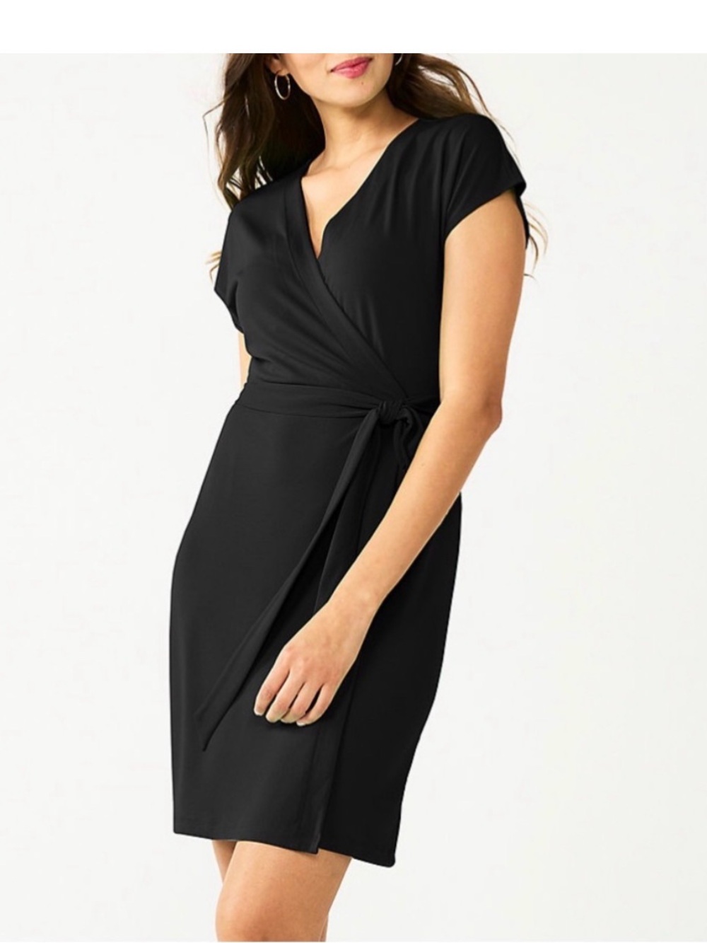 Nine West Dolman Sleeve Wrap Dress